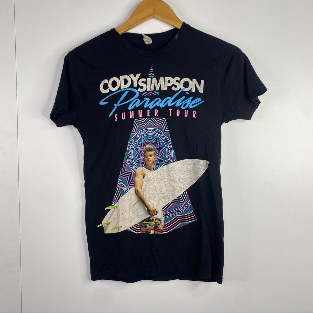 Cody Simpson XS 2013-2014 Paradise Tour Short Sleeve Shirt Top